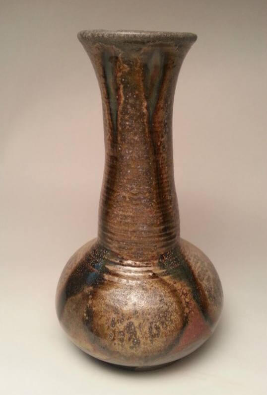 Wood fired vase