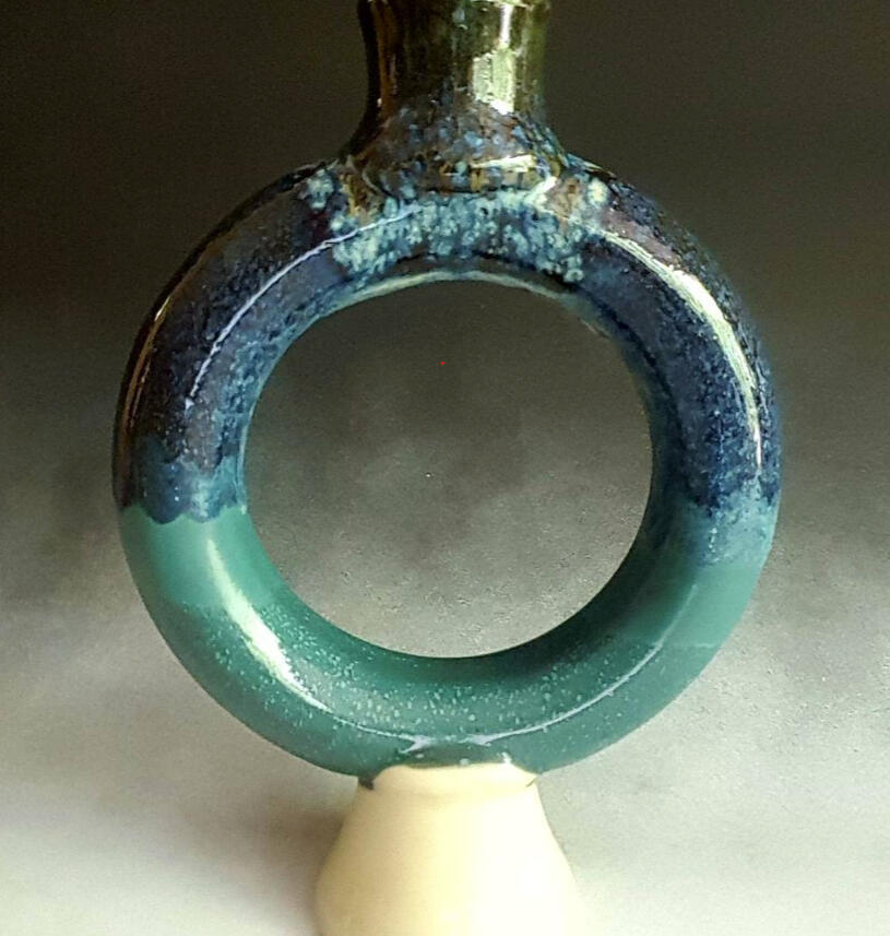 Blue/Teal Ring Jug